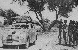 cestovatel F. A. Elstner s Minorem v Africe